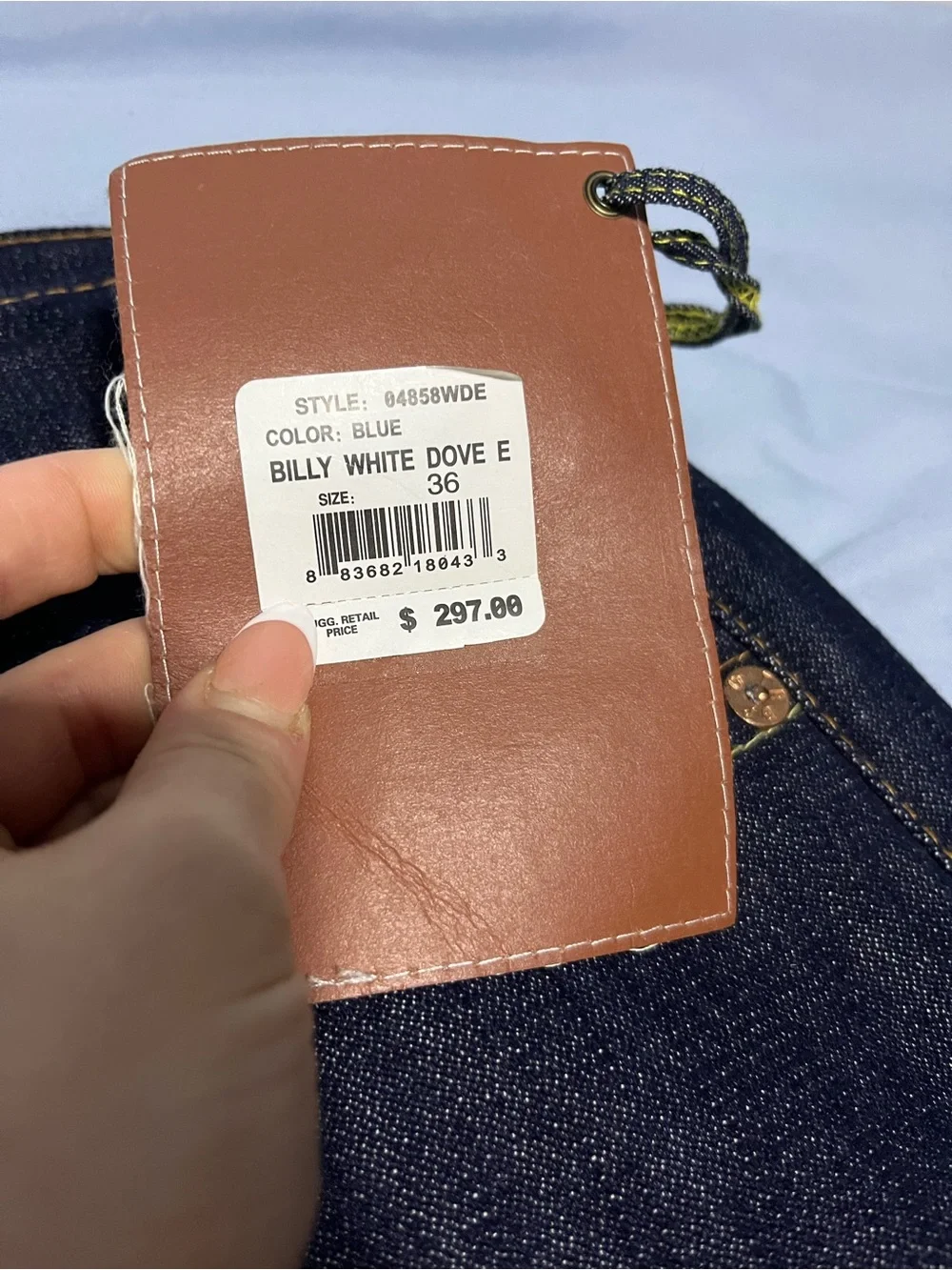 NWT Vintage True Religion Dark Wash Denim Jeans